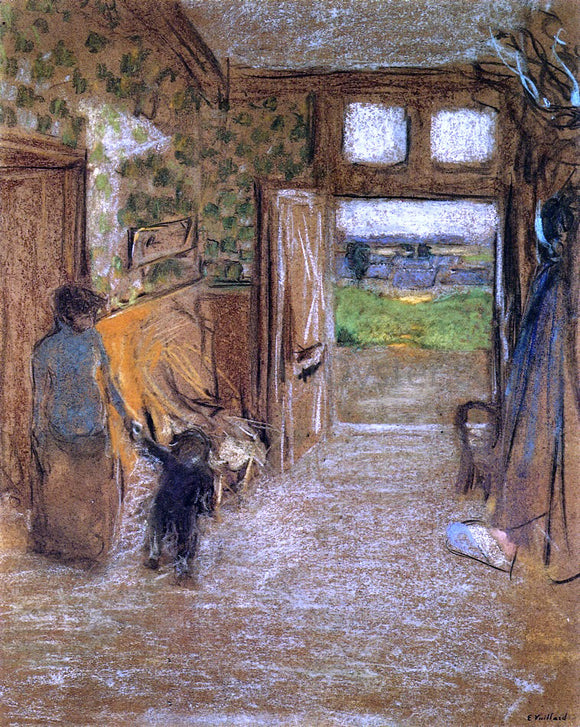  Edouard Vuillard The Vestibule at Saint-Jacut-de-la-mer - Art Print