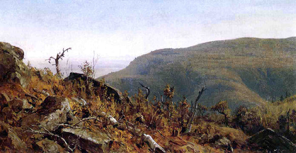  Sanford Robinson Gifford The View from South Mountain in the Catskills, A Sketch - Art Print