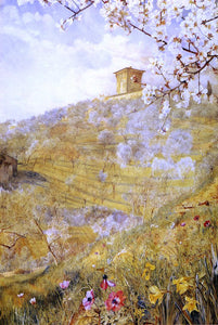 Henry Roderick Newman The Villa di Bellosguardo - Art Print