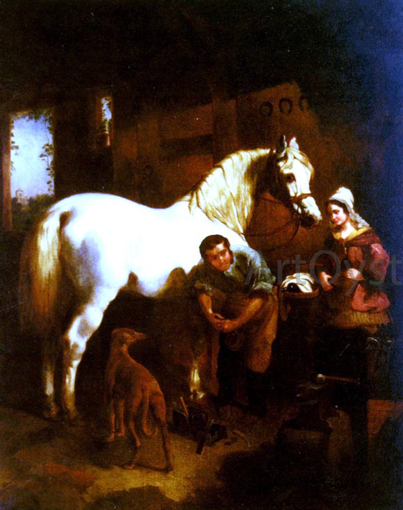  Sr. John Frederick Herring The Village Blacksmith - Art Print