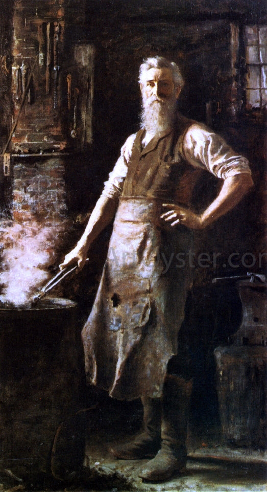  Thomas Hovenden The Village Blacksmith - Art Print