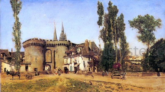  Martin Rico Y Ortega The Village of Chartres - Art Print