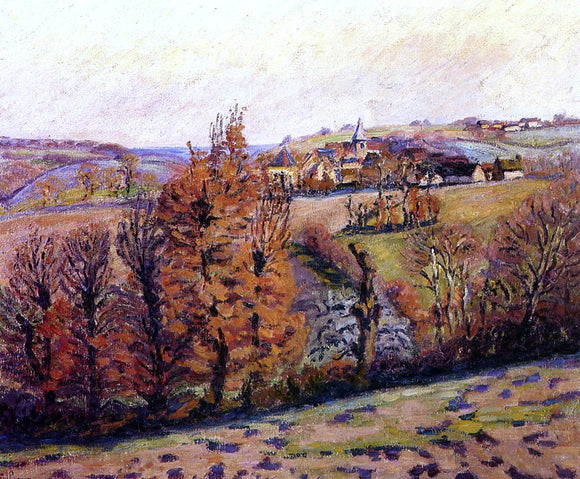  Armand Guillaumin The Village of Crozant - Art Print