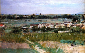  Berthe Morisot The Village of Maurecourt - Art Print