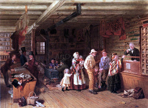  Thomas Waterman Wood The Village Post Office - Art Print