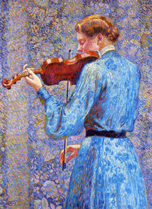  Theo Van Rysselberghe The Violinist - Art Print