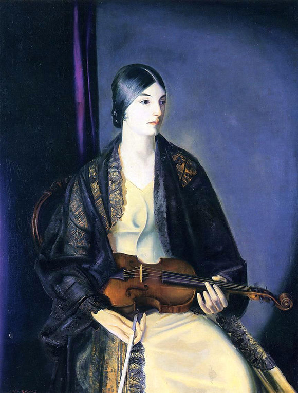  George Wesley Bellows The Violinist Leila Kalman - Art Print
