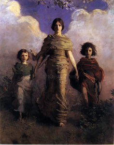  Abbott Handerson Thayer The Virgin - Art Print