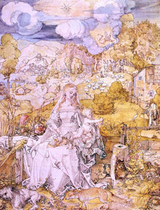  Albrecht Durer The Virgin Among a Multitute of Animals - Art Print