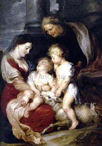  Peter Paul Rubens The Virgin and Child with St Elizabeth and the Infant St John the Baptist - Art Print