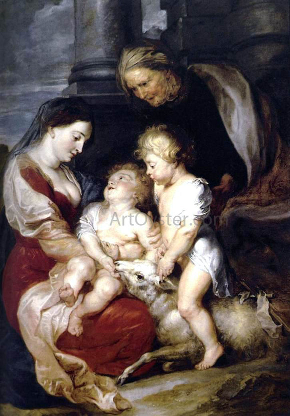  Peter Paul Rubens The Virgin and Child with St Elizabeth and the Infant St John the Baptist - Art Print