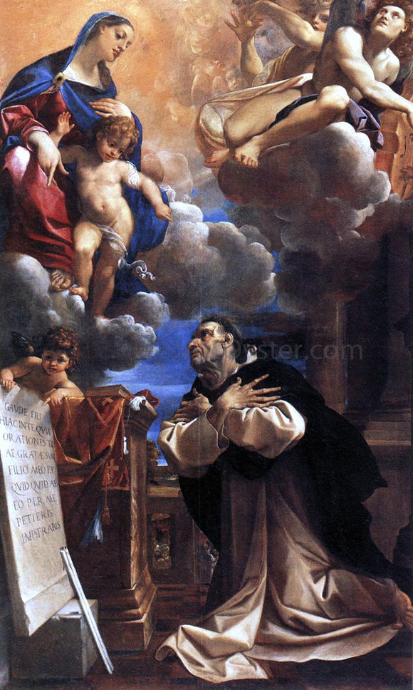 Lodovico Carracci The Virgin Appearing to St Hyacinth - Art Print