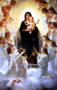  William Adolphe Bouguereau The Virgin With Angels - Art Print