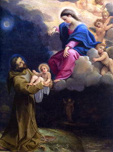  Lodovico Carracci The Vision of Saint Francis - Art Print