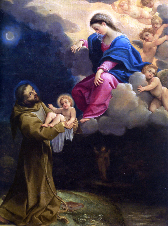  Lodovico Carracci The Vision of Saint Francis - Art Print