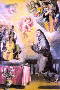  Vicente Carducho The Vision of St Anthony of Padua - Art Print