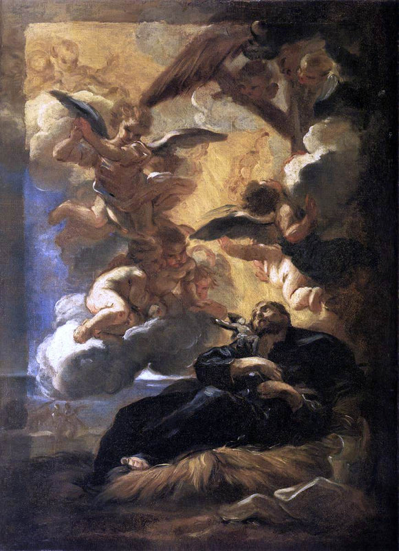  Baciccio The Vision of St Francis Xavier - Art Print