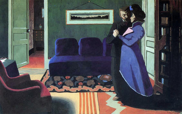  Felix Vallotton The Visit - Art Print