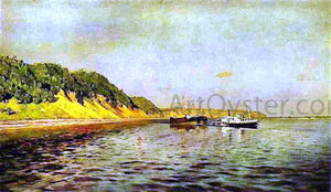  Isaac Ilich Levitan The Volga, A Calm Day - Art Print