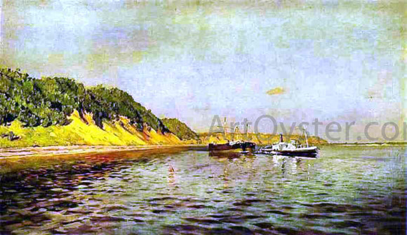  Isaac Ilich Levitan The Volga, A Calm Day - Art Print