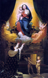  Jean-Auguste-Dominique Ingres The Vow of Louis XIII - Art Print