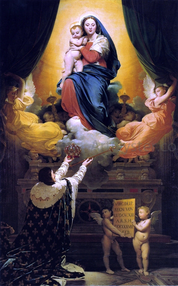  Jean-Auguste-Dominique Ingres The Vow of Louis XIII - Art Print