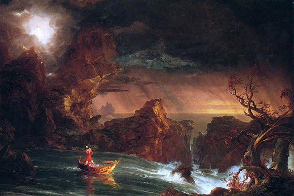  Thomas Cole The Voyage of Life: Manhood - Art Print