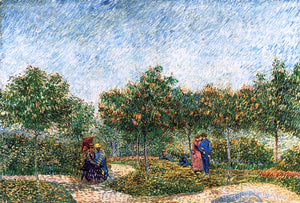  Vincent Van Gogh The Voyer d'Argenson Park in Asnieres - Art Print