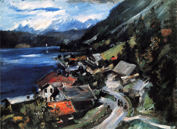  Lovis Corinth The Walchensee, Serpentine - Art Print