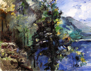  Lovis Corinth The Walchensee with the Slope of the Jochberg - Art Print