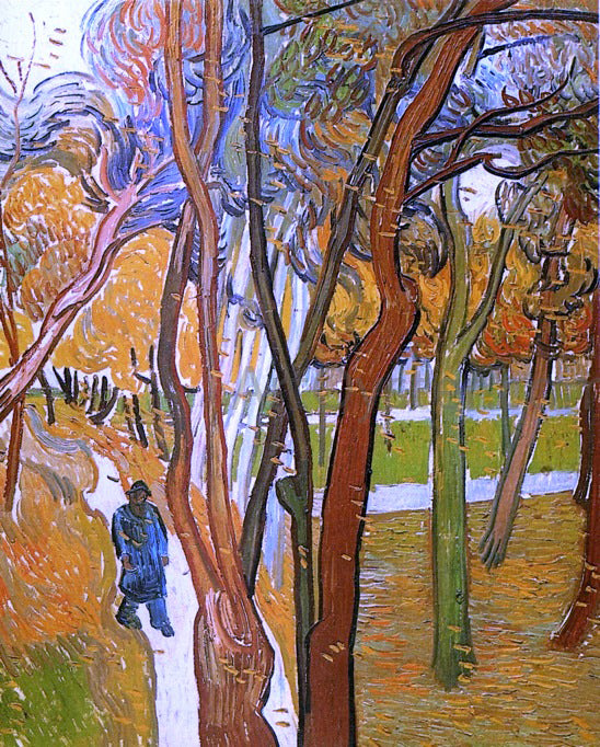  Vincent Van Gogh The Walk: Falling Leaves - Art Print