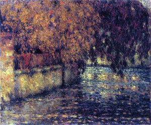  Henri Le Sidaner The Wall, Autumn - Art Print