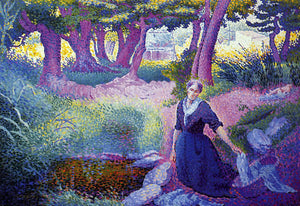  Henri Edmond Cross The Washerwoman - Art Print