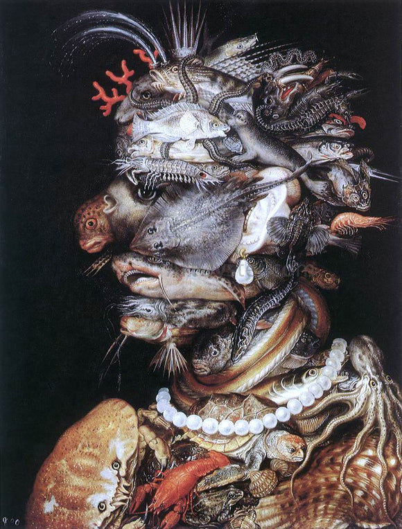  Giuseppe Arcimboldo The Water - Art Print