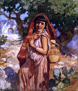  Frederick Arthur Bridgeman A Water Carrier - Art Print