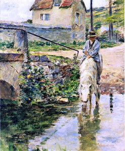  Theodore Robinson The Watering Place - Art Print