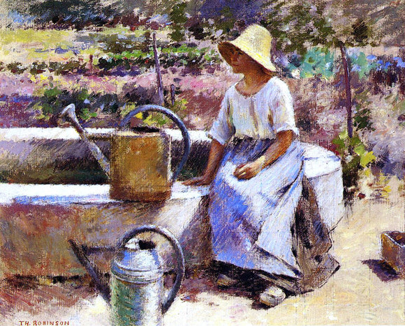  Theodore Robinson The Watering Pots - Art Print