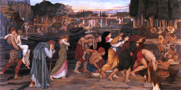 John Spencer Stanhope The Waters of Lethe by the Plains of Elysium - Art Print