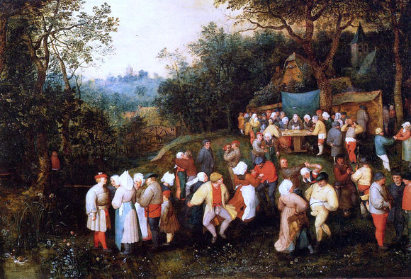  The Elder Jan Bruegel The Wedding Feast - Art Print