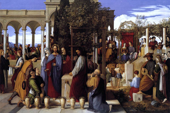  Julius Schnorr Von Carolsfeld The Wedding Feast at Cana - Art Print