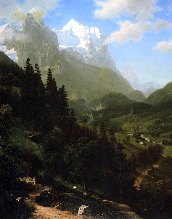  Albert Bierstadt The Wetterhorn - Art Print