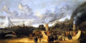  Cornelis De Man The Whale-oil Factory on Jan Mayen Island - Art Print