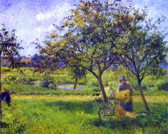  Camille Pissarro The Wheelbarrow - Art Print