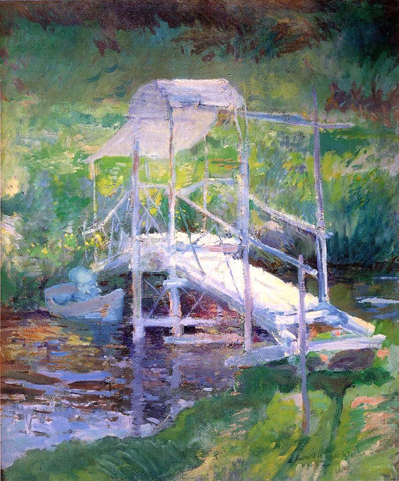  John Twachtman The White Bridge - Art Print