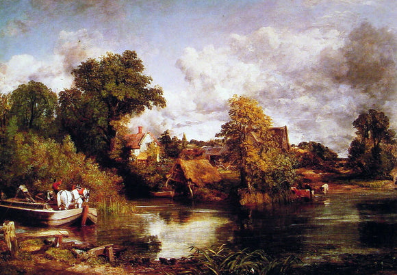  John Constable The White Horse - Art Print