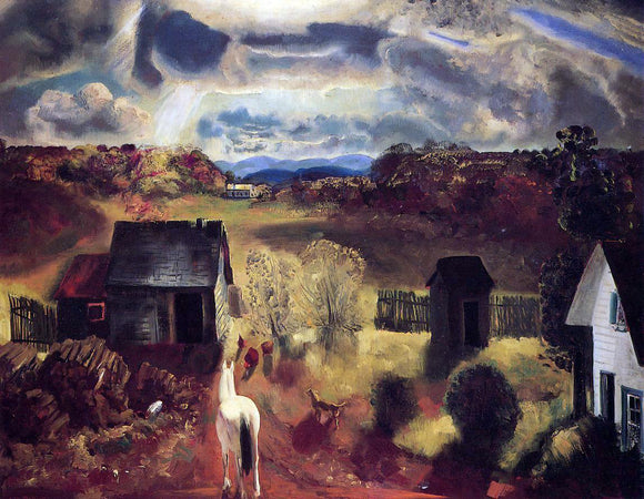  George Wesley Bellows The White Horse - Art Print