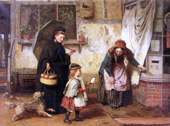  James Clarke Waite The Widow's Consolation - Art Print