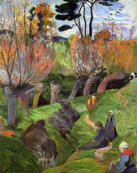  Paul Gauguin The Willows - Art Print