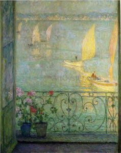  Henri Le Sidaner The Window at Croisic - Art Print