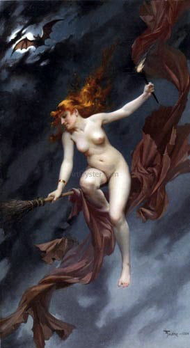  Luis Ricardo Falero The Witches Sabbath - Art Print